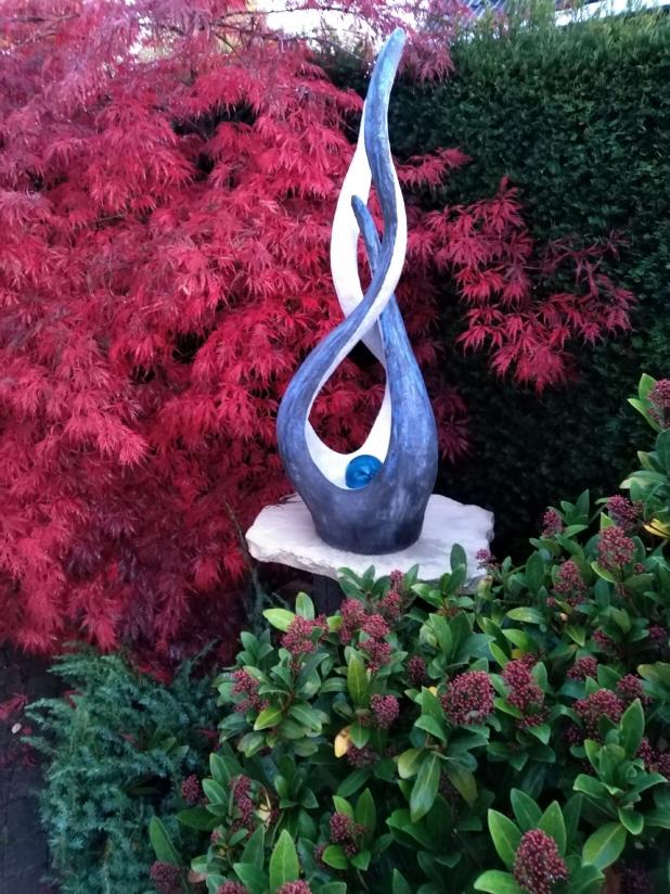 Leuchte Blaue Flamme